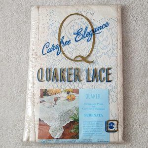 Vintage Quaker Lace  Table Cloth